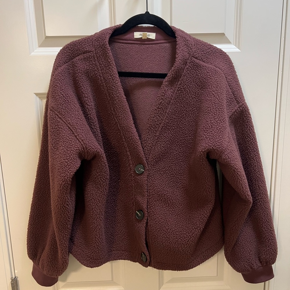 Madewell Rich Burgundy Knit Sweater
